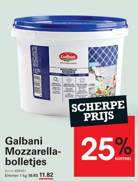 Aanbieding: Galbani Mozzarella-bolletjes