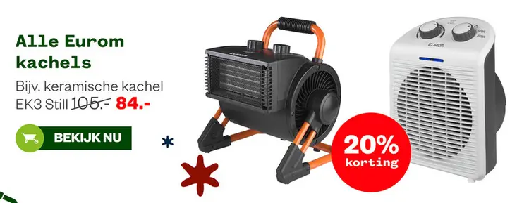 Aanbieding: keramische kachel EK3 Still