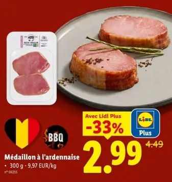 Offre: Médaillon à l'ardennaise