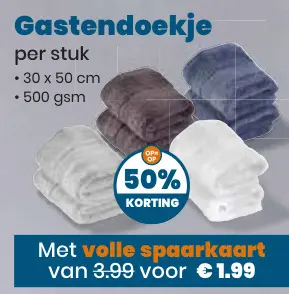 Aanbieding: Gastendoekje