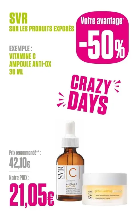 Offre: Vitamine c ampoule anti-ox