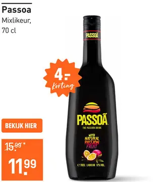 Aanbieding: Passoa 70CL