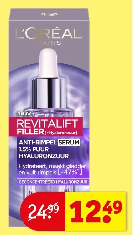 Aanbieding: Revitalift filler anti-rimpel serum