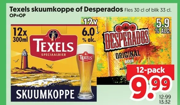 Aanbieding: Texels skuumkoppe of Desperados