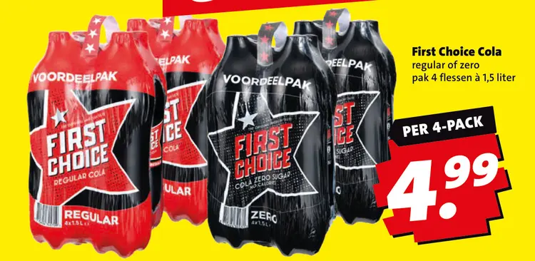 Aanbieding: First Choice Cola