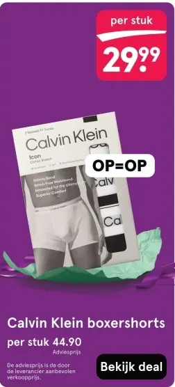 Aanbieding: boxershorts