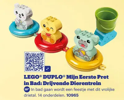 Aanbieding: Mijn Eerste Pret in Bad: Drijvende Dierentrein
