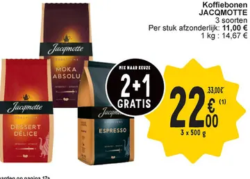 Aanbieding: Koffiebonen JACQMOTTE