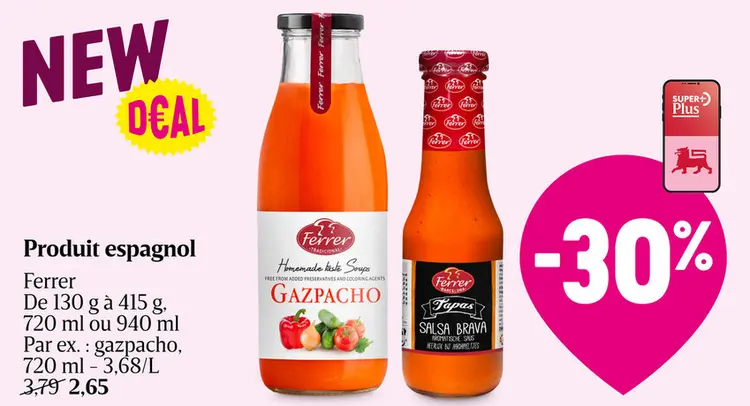 Offre: Gazpacho, Salsa Brava