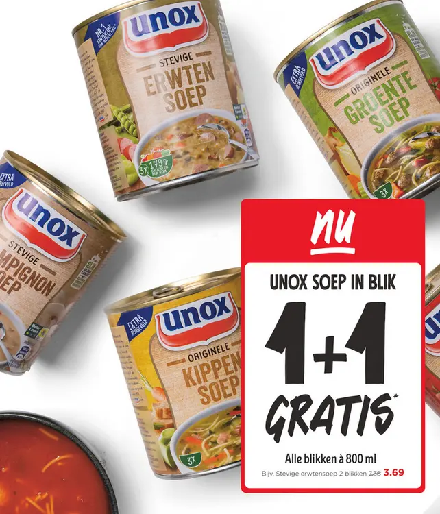 Aanbieding: Soep in Blik