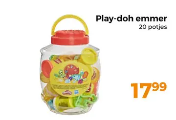 Aanbieding: Play-doh emmer