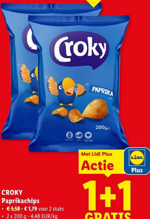 Promotie: Paprikachips