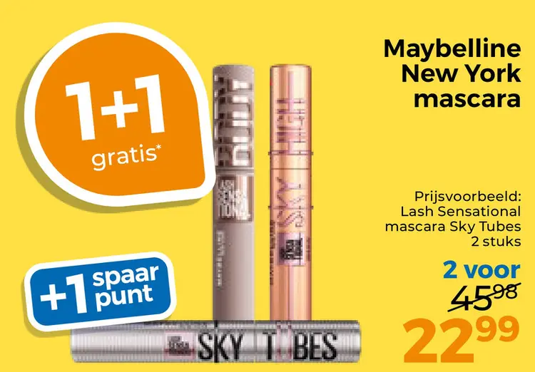Aanbieding: mascara
