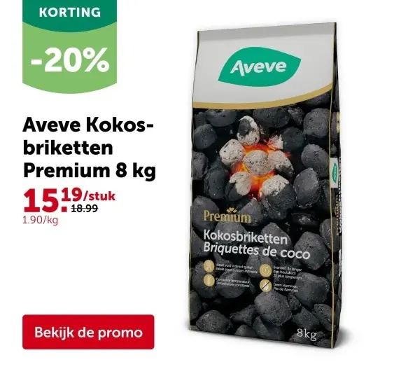 Promotie: Kokosbriketten