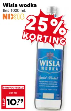 Aanbieding: Wisla wodka