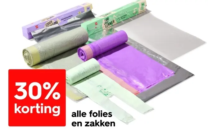Aanbieding: Folies en zakken