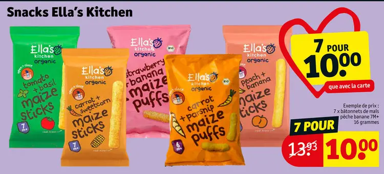 Offre: Snacks Ella's Kitchen