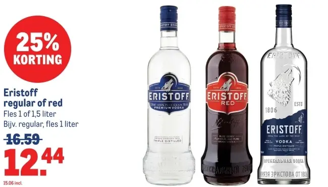 Aanbieding: Eristoff