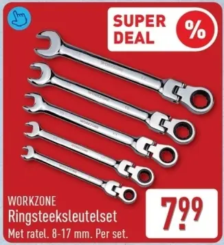 Aanbieding: Ringsteeksleutelset