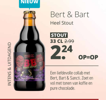 Aanbieding: Bert & Bart Heel Stout