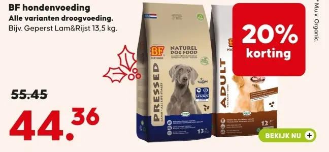 Aanbieding: BF hondenvoeding