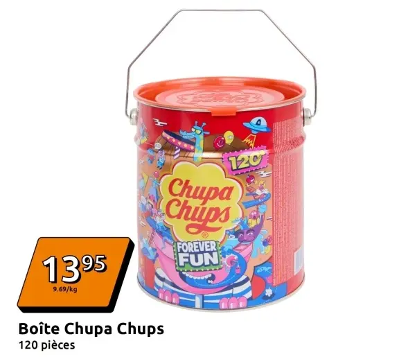 Offre: Boîte Chupa Chups