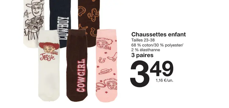 Offre: Chaussettes enfant