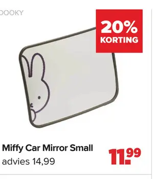 Aanbieding: Miffy Car Mirror Small