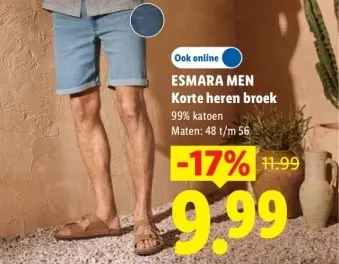 Aanbieding: Korte heren broek