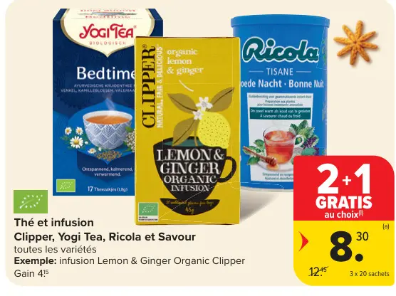 Offre: Thé et infusion