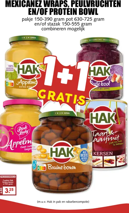 Aanbieding: Mexicanez wraps, peulvruchten en/of protein b