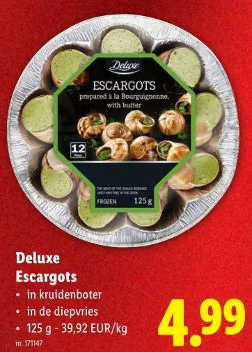 Promotie: Escargots