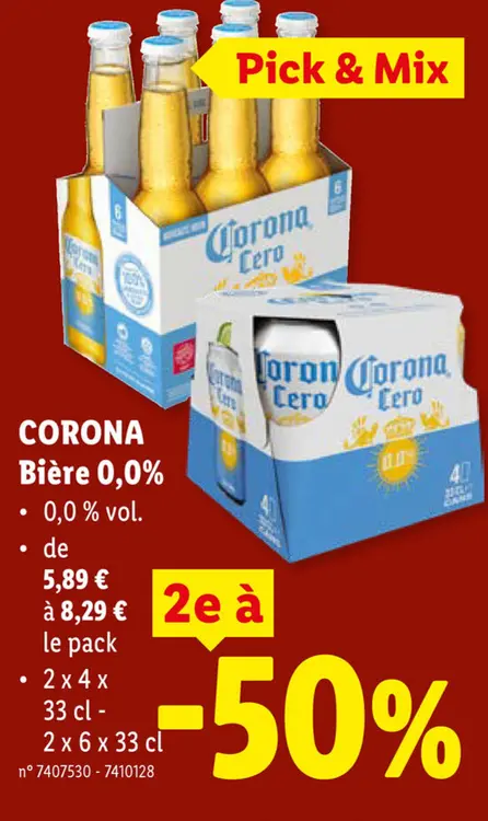 Offre: CORONA Bière 0,0%