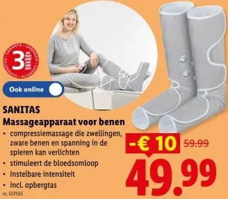 Promotie: Massageapparaat voor benen