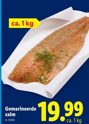 Promotie: Gemarineerde zalm