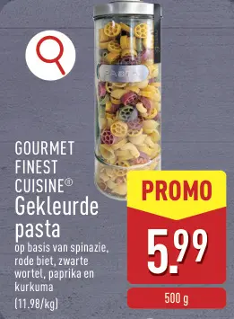 Aanbieding: Gekleurde pasta