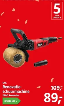 Aanbieding: Renovatie-schuurmachine