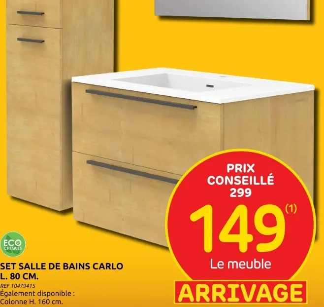 Offre: Set salle de bains carlo