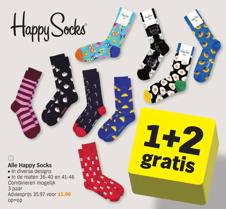 Promotie: Alle Happy Socks