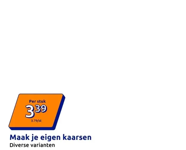Aanbieding: Maak je eigen kaarsen