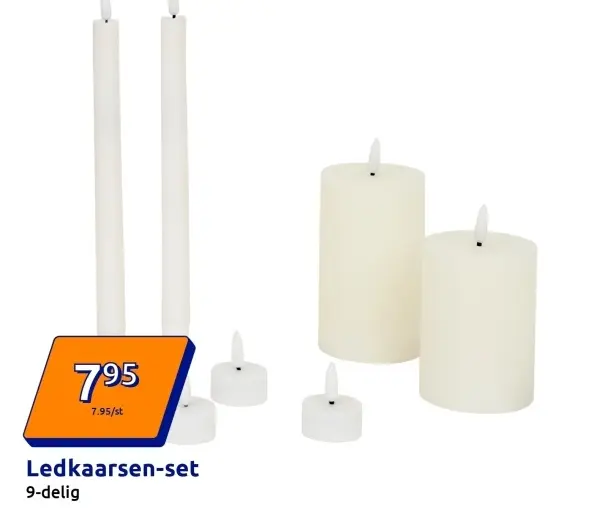 Aanbieding: Ledkaarsen-set