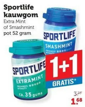 Aanbieding: Sportlife kauwgom