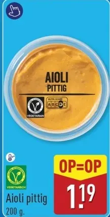 Aanbieding: Aioli pittig