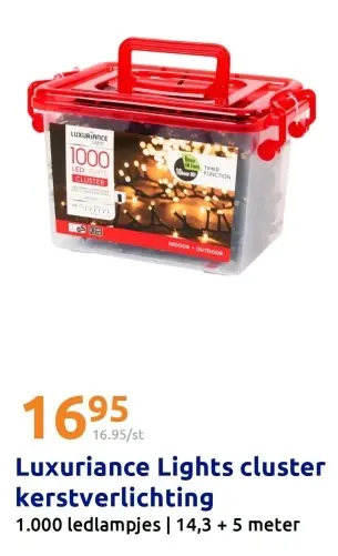 Aanbieding: Luxuriance Lights cluster kerstverlichting