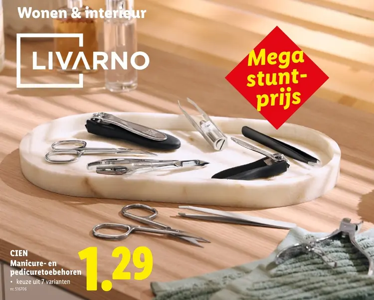 Promotie: Manicure- en pedicuretoebehoren