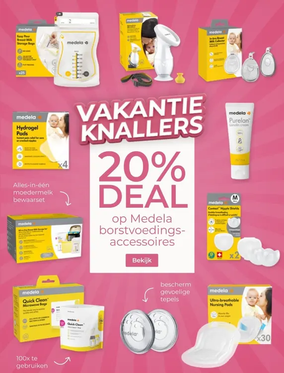 Aanbieding: Medela Borstvoedingsaccessoires