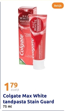 Aanbieding: Colgate Max White tandpasta Stain Guard