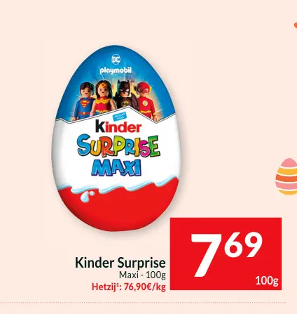 Promotie: Kinder Surprise Maxi