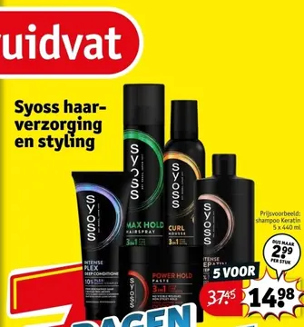 Aanbieding: Syoss haarverzorging en styling