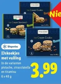 Aanbieding: IJskoekjes met vulling